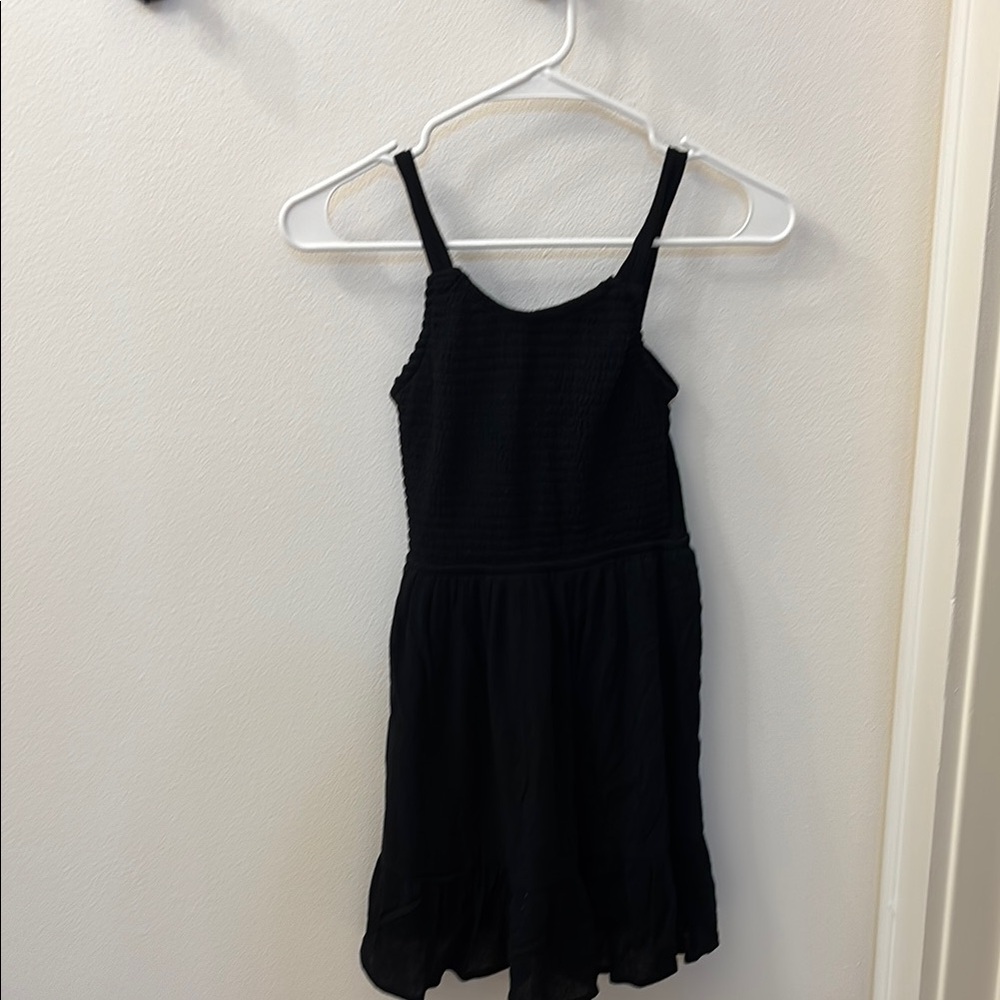 Art Class Black Spaghetti Strap Sundress